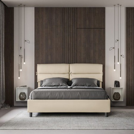 Letto Matrimoniale similpelle Nandy 160x190