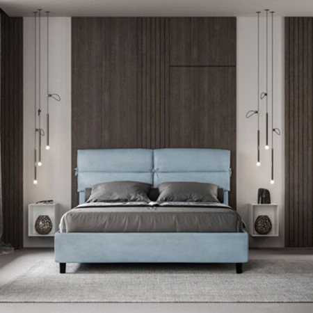 Letto Matrimoniale microfibra Nandy 160×190