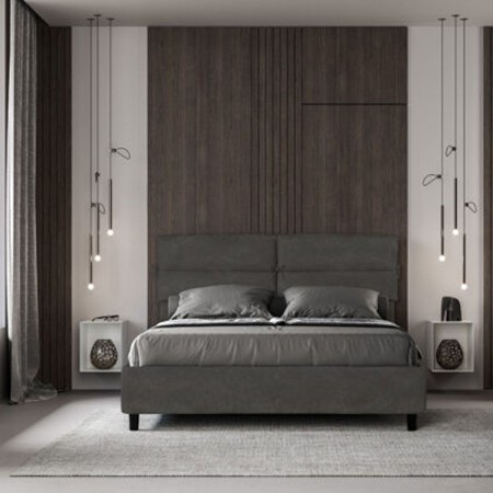 Letto Matrimoniale microfibra Nandy 160×190