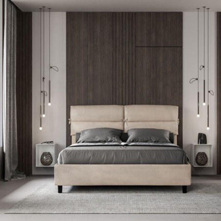 Letto Matrimoniale microfibra Nandy 160×190