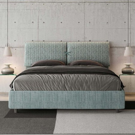 Letto Matrimoniale tessuto Mados 160×190