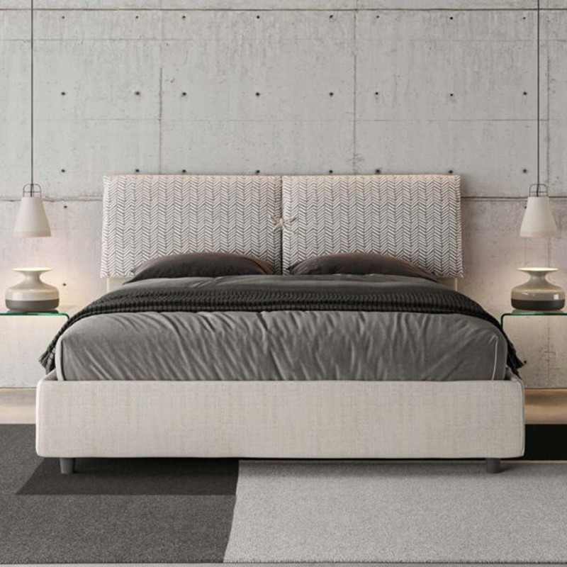 Letto Matrimoniale tessuto Mados 160×190