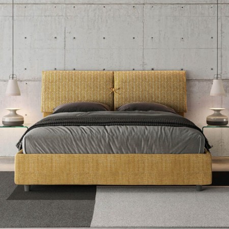 Letto Matrimoniale tessuto Mados 160×190