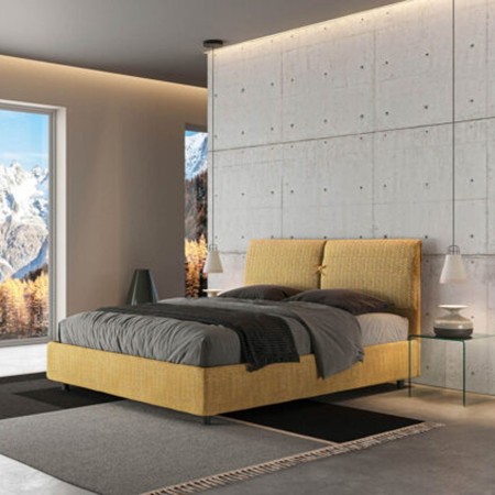 Letto Matrimoniale tessuto Mados 160×190