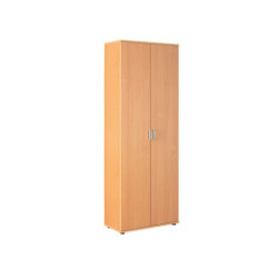 Armadio a Due Ante in Laminato Color Pesco con 5 Ripiani