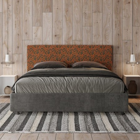 Letto Matrimoniale tessuto Arla 160×190