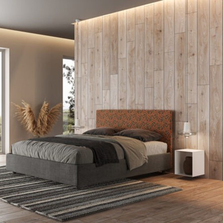 Letto Matrimoniale tessuto Arla 160×190