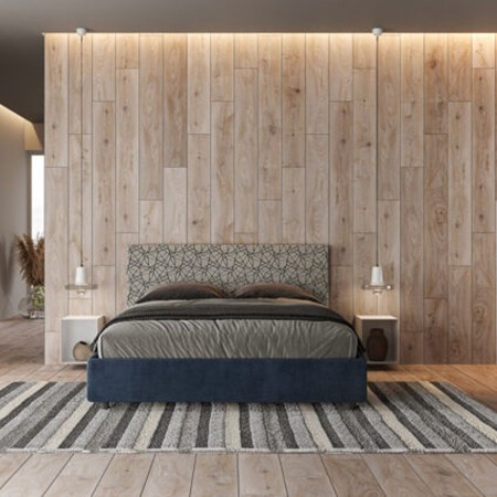 Letto Matrimoniale tessuto Arla 160×190