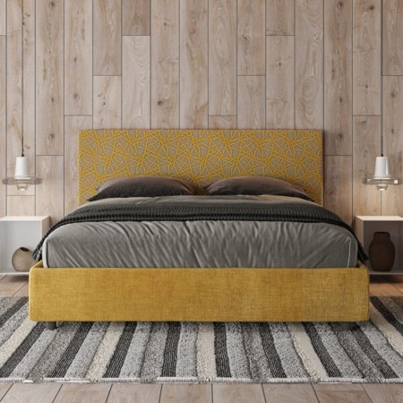 Letto Matrimoniale tessuto Arla 160×190