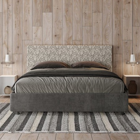 Letto Matrimoniale tessuto Arla 160×190