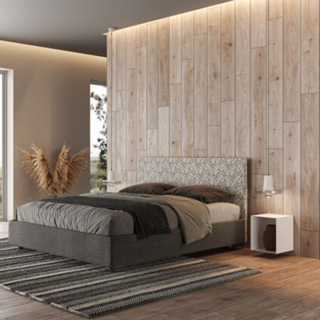Letto Matrimoniale tessuto Arla 160×190