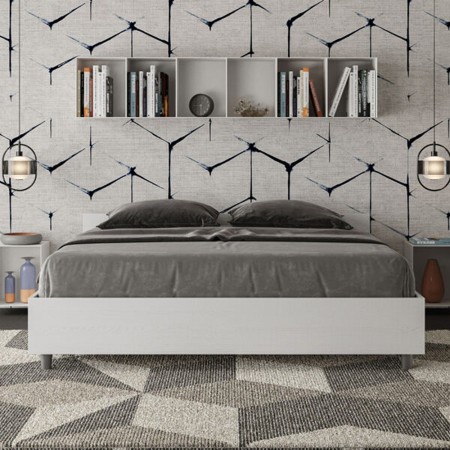 Letto matrimoniale legno Nuamo 160x190