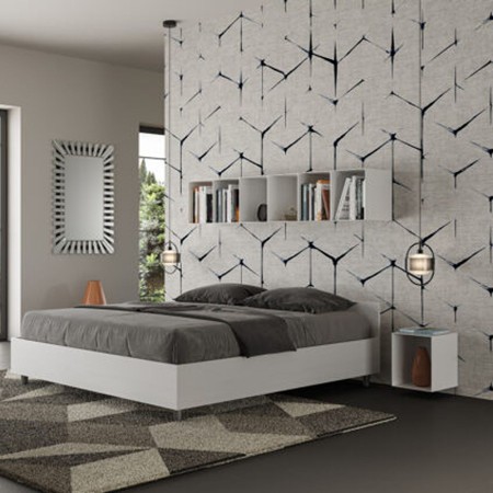 Letto matrimoniale legno Nuamo 160x190