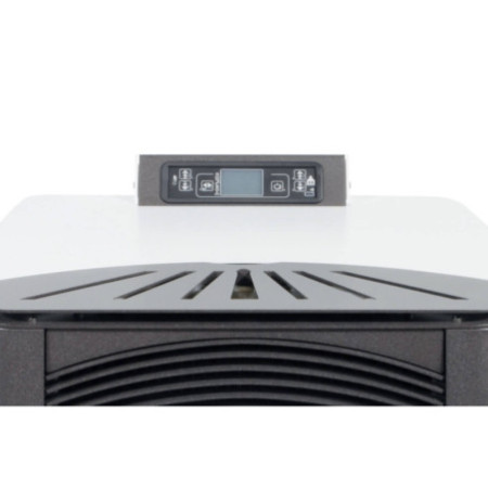 Stufa a pellet Euro Alpi PERALBA CANALIZZATA 2 USCITE 13,18 kW Colore Bordeaux