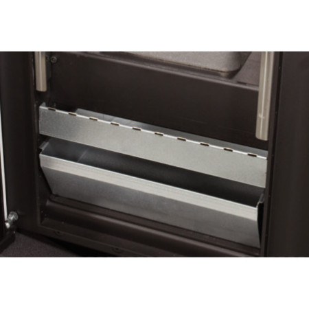 Stufa a pellet Euro Alpi PERALBA CANALIZZATA 2 USCITE 13,18 kW Colore Nero