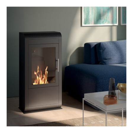Stufa 3000W a Bioetanolo Ruby Giga Nera