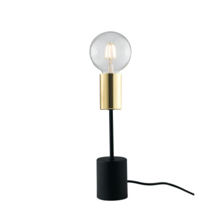 Lampada da Tavolo Lume  NERO ORO 60 W