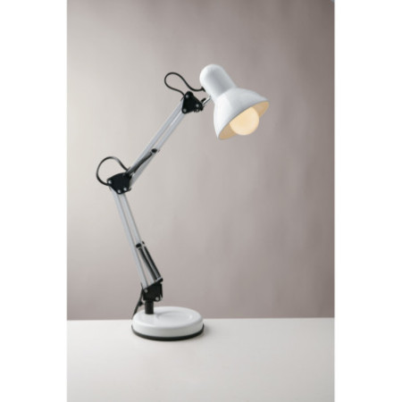 Lampada da Tavolo LDT ARC BIANCO 60 W