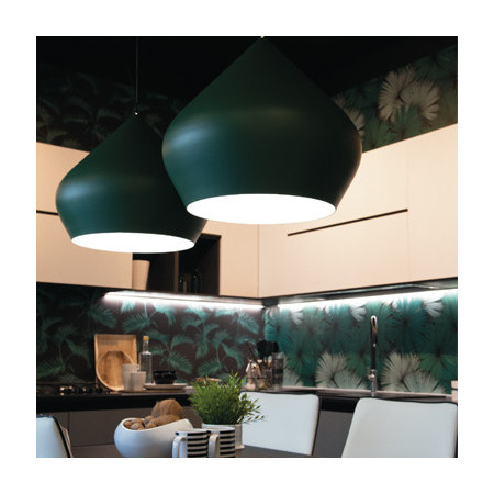 Lampadario Sospensione Led Tholos Moderno Colore Verde 60W