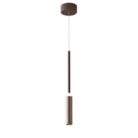 Lampadario Sospensione Led Candle Eclettico Colore Bronzo 7W