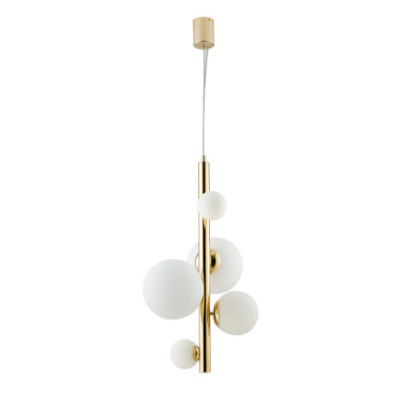 Lampadario Sospensione Hera Class Colore Oro 5 x G 9 max  28W