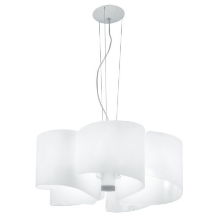 Lampadario Sospensione Immagine Class Colore Bianco 5 x E 27 max  60W
