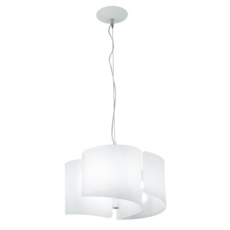 Lampadario Sospensione Immagine Class Colore Bianco 3 x E 27 max 60W