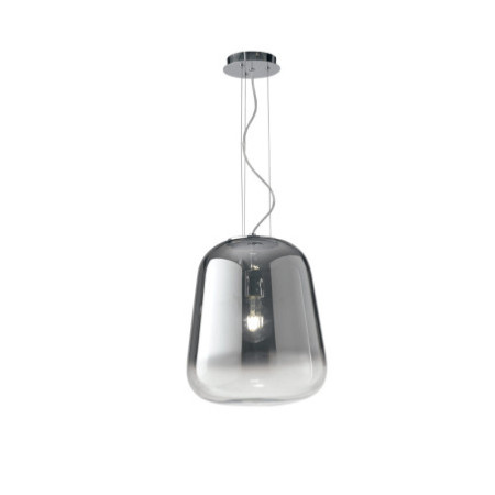 Lampadario Sospensione Smoke Class Colore Fumo  60W
