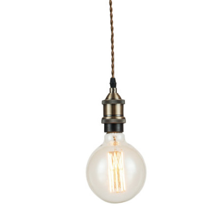 Lampadario Sospensione   Vintage Colore Rame6 6 x E 27 max  60W