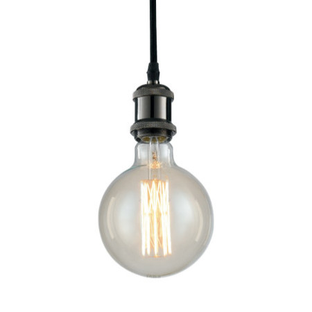Lampadario Sospensione Vintage Groove Vintage Colore Nero 4 x E 27 max