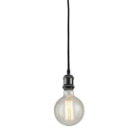 Lampadario Sospensione Vintage Groove Vintage Colore Nero 60W