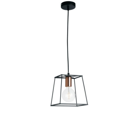 Lampadario Sospensione Harlem Vintage Colore Nero 60W