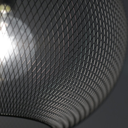 Lampadario Sospensione Esedra Industrial Vintage Colore Nero 60W