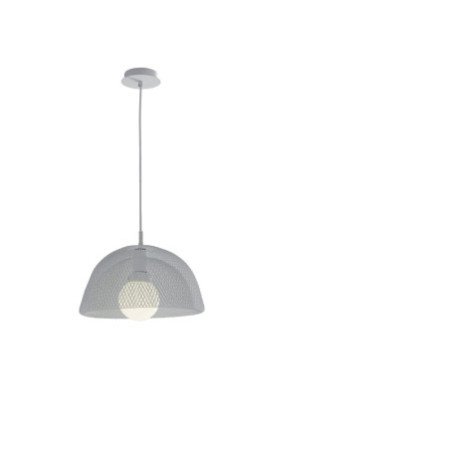 Lampadario Sospensione Harem Industrial Vintage Colore Bianco 60W