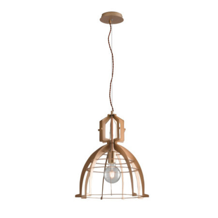 Lampadario Sospensione Urban Industrial Vintage Colore Oro 60W