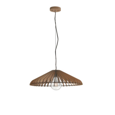 Lampadario Sospensione Calder Industrial Vintage Colore Legno Naturale 60W