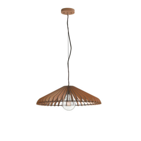 Lampadario Sospensione Calder Industrial Vintage Colore Legno Naturale 60W