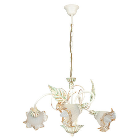 Lampadario Primavera Decorative Colore Avorio 3 x E  14 max  40W
