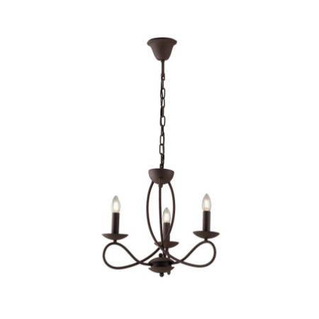 Lampadario Ginevra Decorative Colore Corten3 x E 14 max 40W