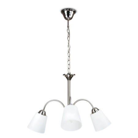 Lampadario 1162 Decorative Colore Nickel 3 x E 14 max  40W