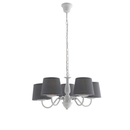 Lampadario Favola Decorative Colore Bianco 5 x E 14 max 40W