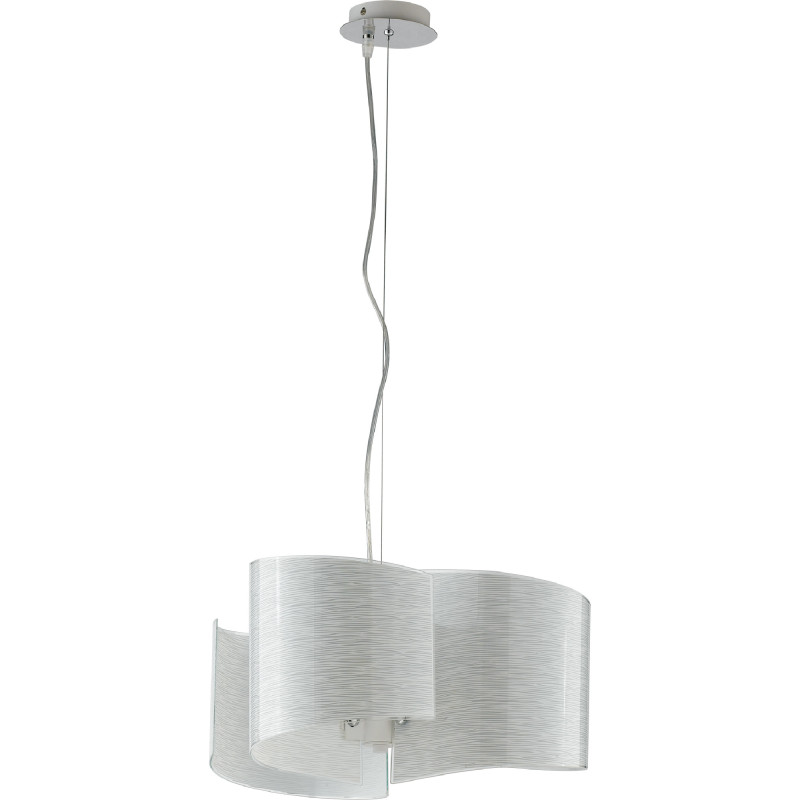 Lampadario Sospensione Joyce  Coordinati Colore Bianco 3 x E 27 max  60W