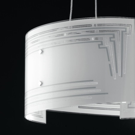 Lampadario Sospensione Concept Coordinati Colore Bianco 2 x E 27 max 60W