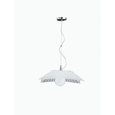 Lampadario Sospensione Iside Coordinati Colore Bianco 60W