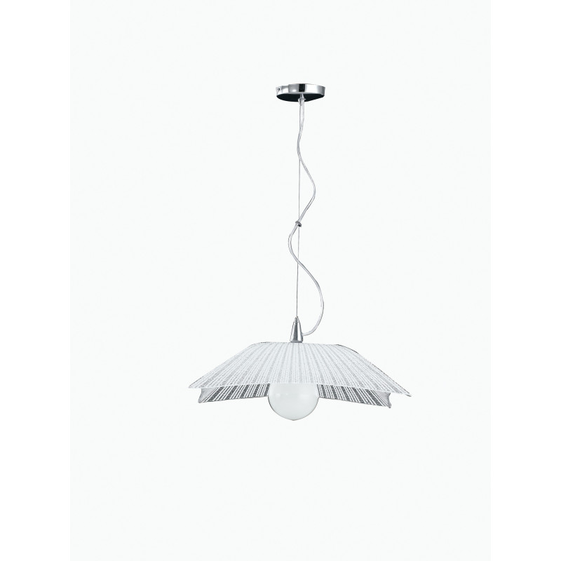 Lampadario Sospensione Iside Coordinati Colore Bianco 60W