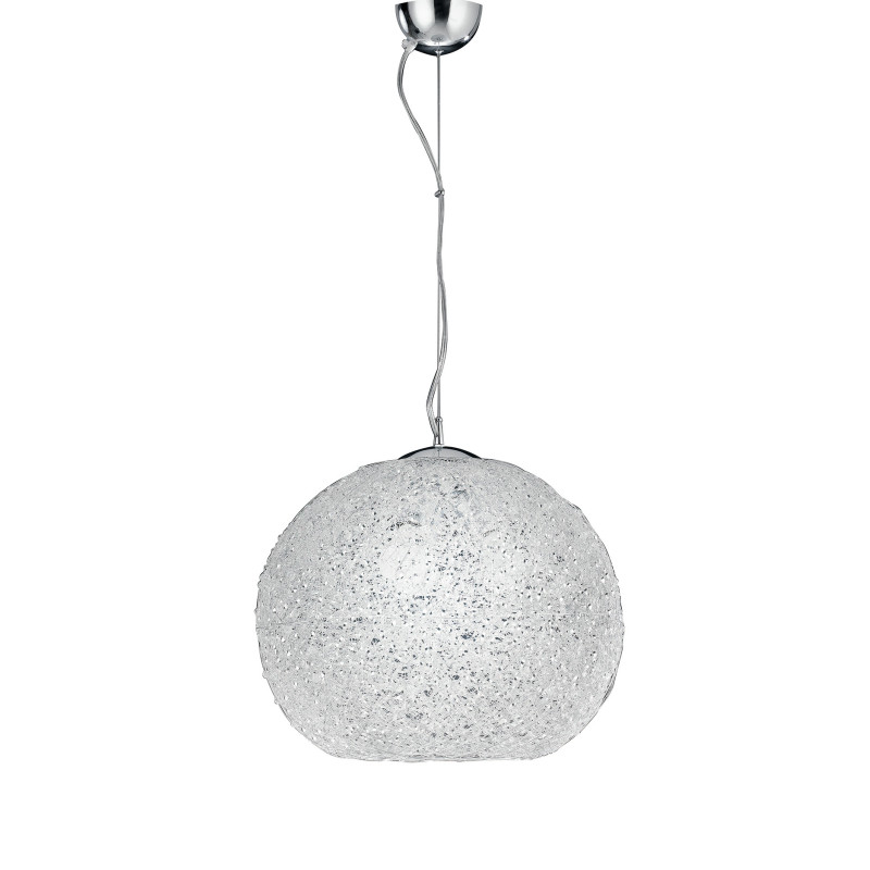 Lampadario Sospensione Astra Coordinati Colore Cromo 3 x E 27  60W