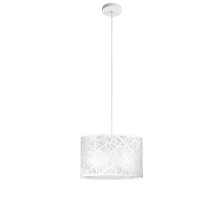 Lampadario Sospensione Batik Coordinati Colore Bianco 60W