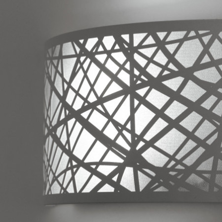 Lampadario Sospensione Batik Coordinati Colore Bianco 60W