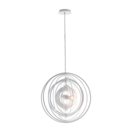 Lampadario Sospensione Club Henging Colore Bianco 60W