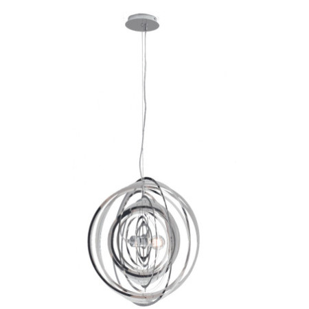 Lampadario Sospensione Club Henging  Colore Cromo 60W